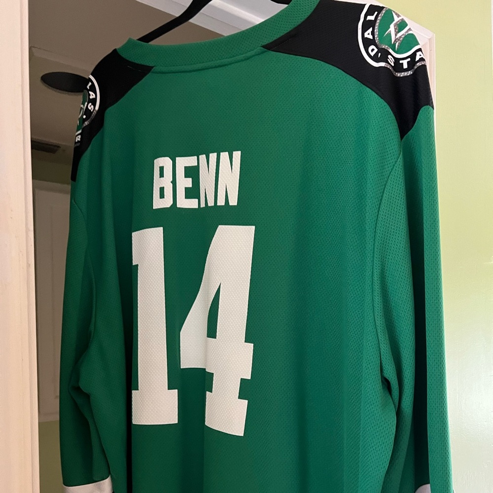 Dallas Stars Jamie Benn NHL Jersey, worn once.